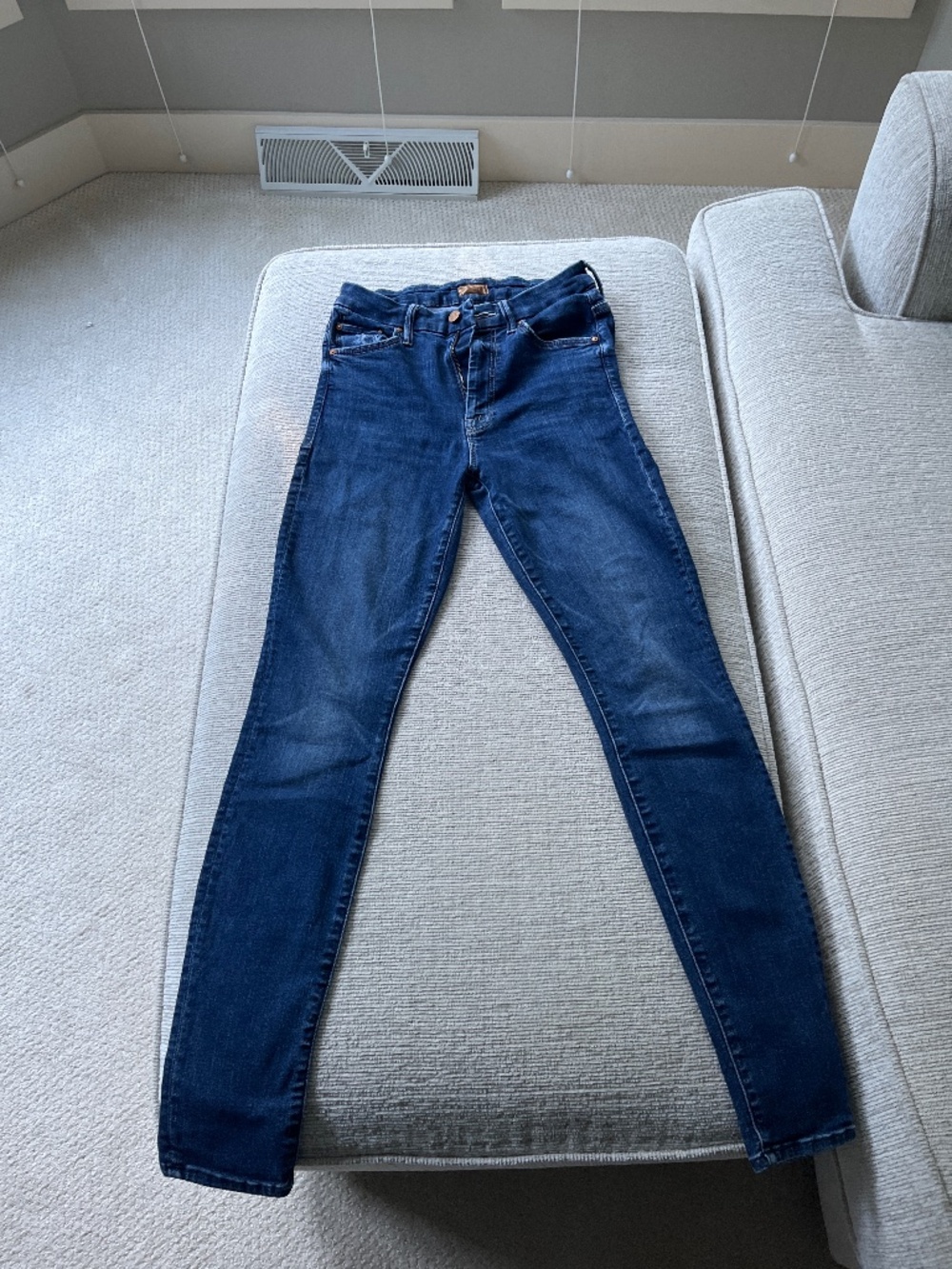 Mother Skinny high waisted looker Teaming Up